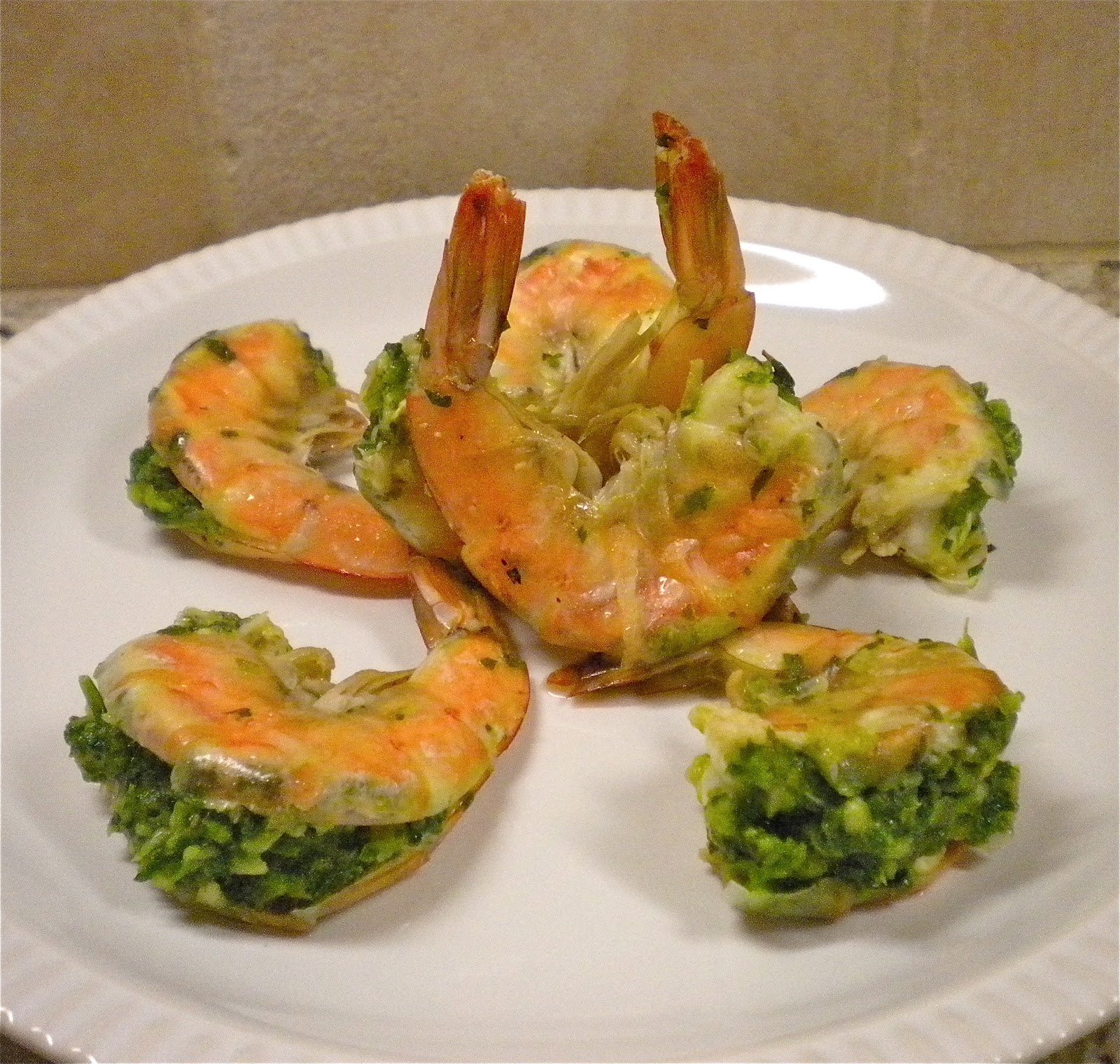 Kitchen Cactus: Cilantro and Jalapeño Stuffed Shrimp