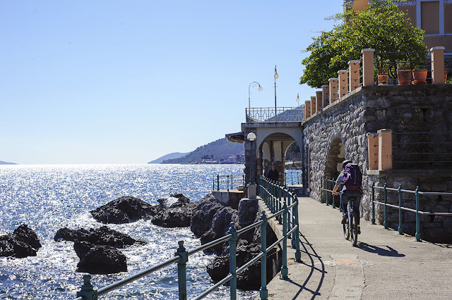Croatia, Opatija, seaside, Istria, cycling