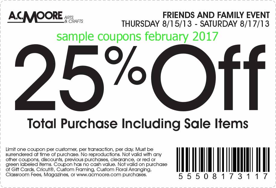 I need a coupon for ac moore