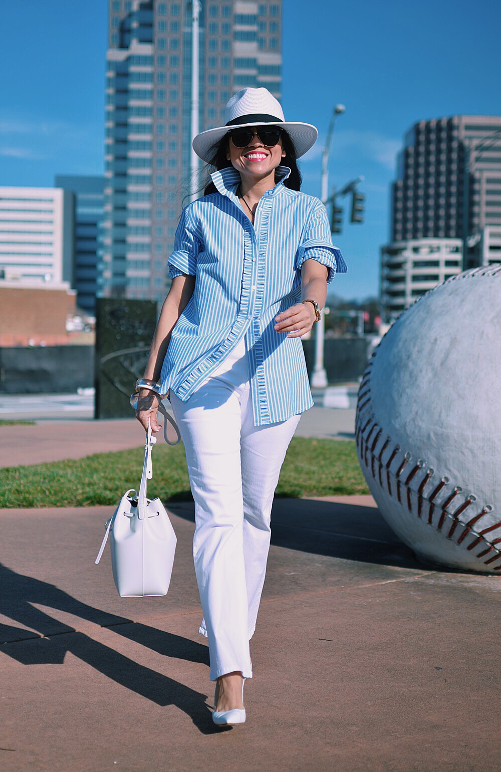 White on white street style White on white street style