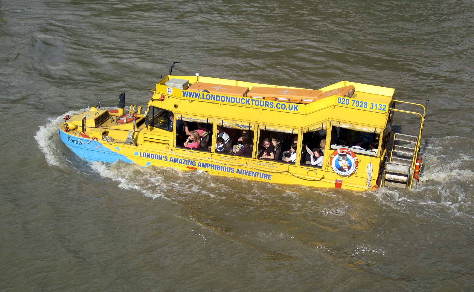 duck tour london website