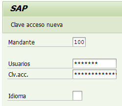 Acceso a SAP