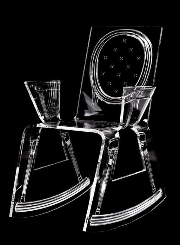 Contemporary rocking chair for relaxing hours