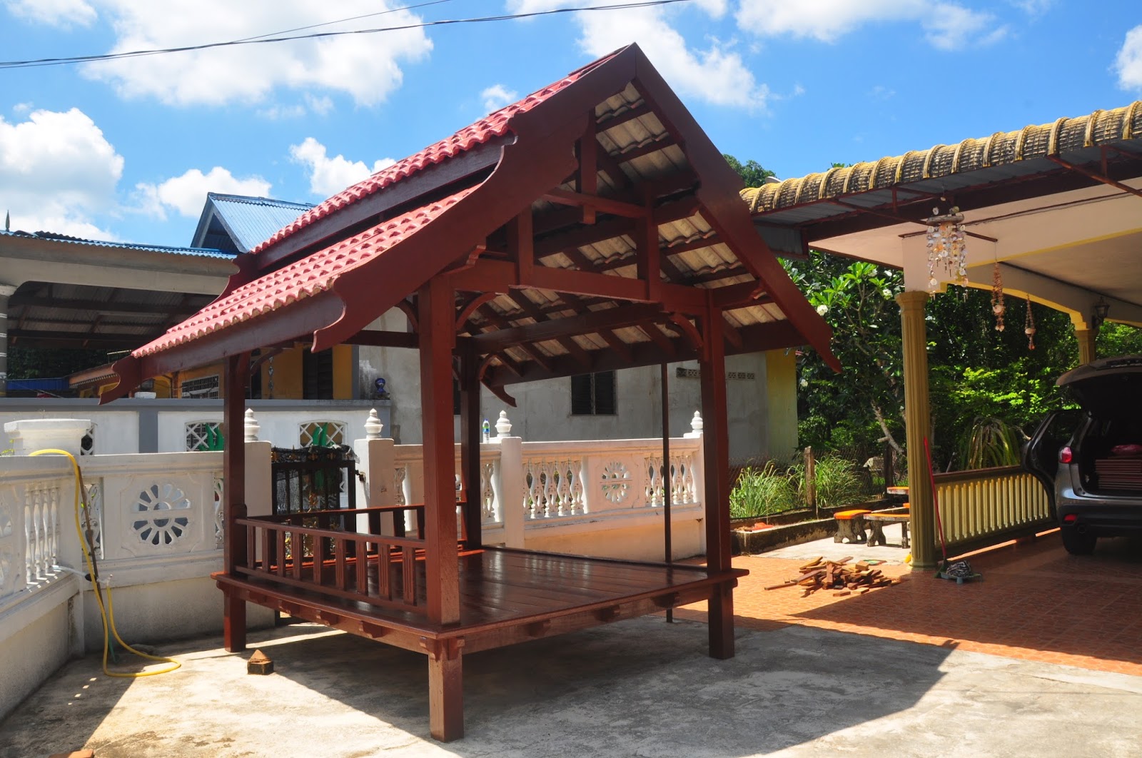 Kerja Kayu: Gazebo (Wakaf)