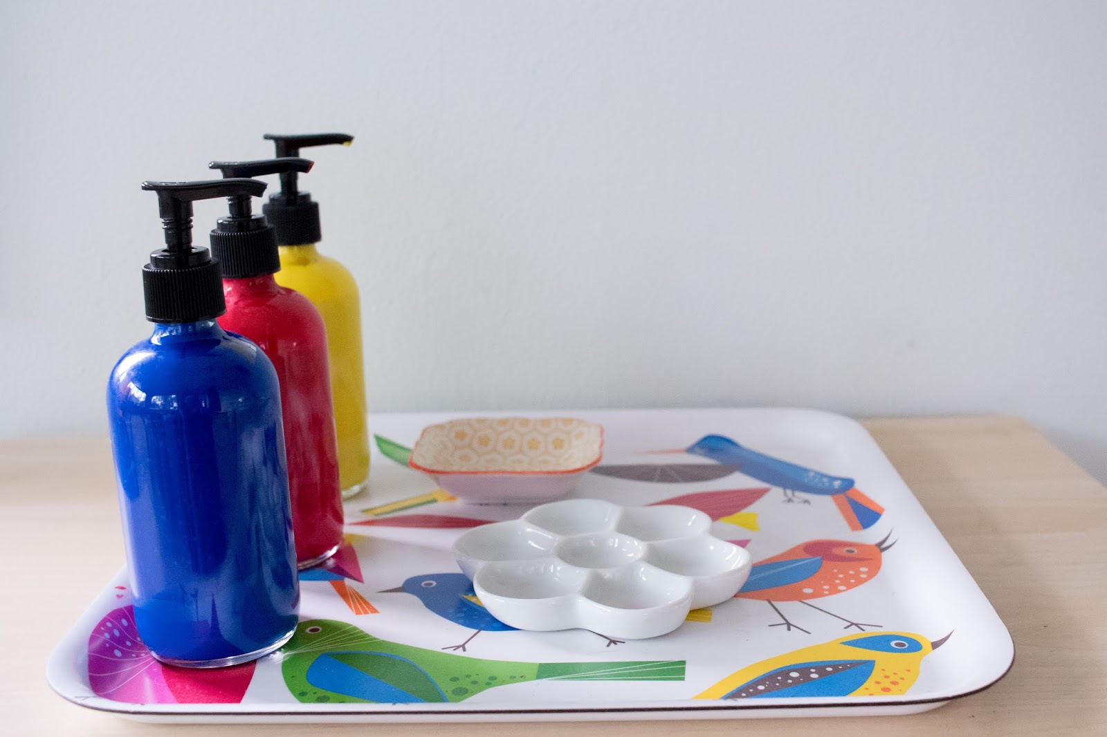 4 More Montessori Art Trays at 2