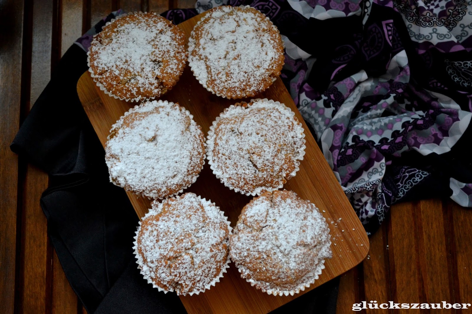 glückszauber : Gewürz-Muffins mit Marmeladenfüllung