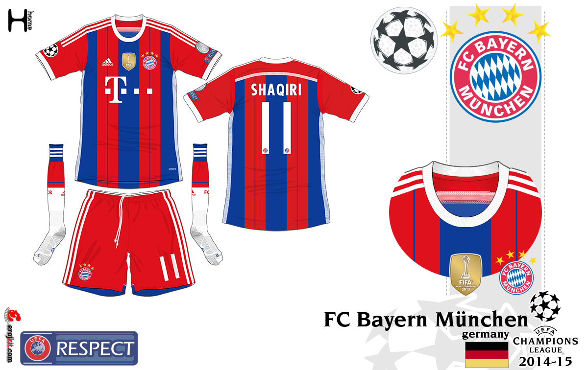 uniforme bayern 2014