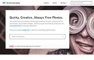 Situs Penyedia Gambar Gratis Bebas Hak Cipta (No Copyright) gratisographi