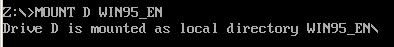 install windows 95 using dosbox
