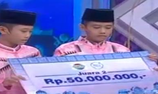  Ilal Pemenang Kedua Aksi indosiar mendapat hadiah Berupa Uang Tunai 50 Juta 