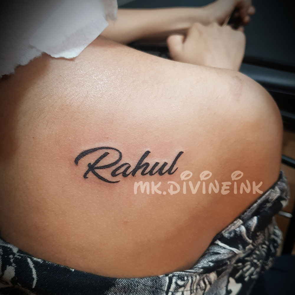 Rahul Name Tattoo Girl Hand Tatto Pictures