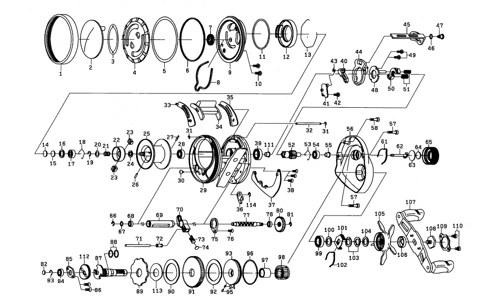 Daiwa Fishing Reel Diagram at Shirley Hamilton blog