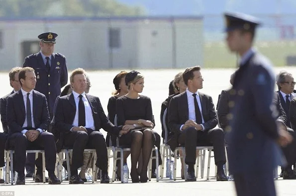 Queen Maxima attended a ceremony for the victims of downed Malaysia Airlines flight MH17