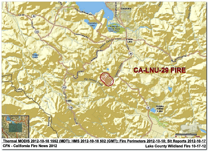 redding cal fire map