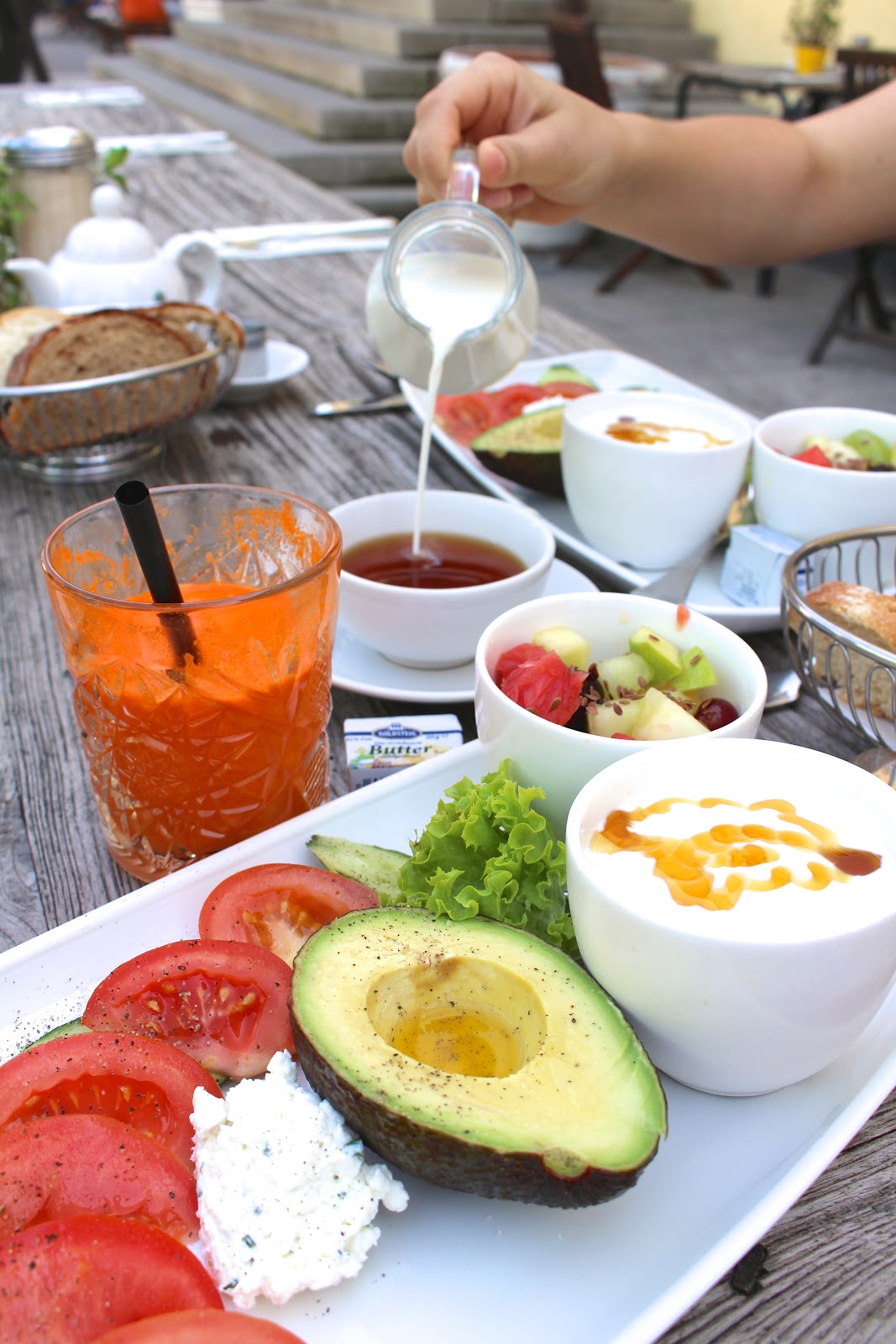 Gesundes frühstück Café Reitschule