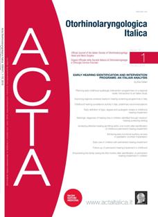 ACTA Otorhinolaryngologica Italica 2016-01 - February 2016 | ISSN 1827-675X | TRUE PDF | Bimestrale | Professionisti | Medicina | Salute | Otorinolaringoiatria
ACTA Otorhinolaryngologica Italica first appeared as Annali di Laringologia Otologia e Faringologia and was founded in 1901 by Giulio Masini. It is the official publication of the Italian Hospital Otology Association (A.O.O.I.) and, since 1976, also of the Società Italiana di Otorinolaringologia e Chirurgia Cervico-Facciale (S.I.O.Ch.C.-F.).
The journal publishes original articles (clinical trials, cohort studies, case-control studies, cross-sectional surveys, and diagnostic test assessments) of interest in the field of otorhinolaryngology as well as case reports (unique, highly relevant and educationally valuable cases), case series, clinical techniques and technology (a short report of unique or original methods for surgical techniques, medical management or new devices or technology), editorials (including editorial guests – special contribution) and letters to the editors. Articles concerning science investigations and well prepared systematic reviews (including meta-analyses) on themes related to basic science, clinical otorhinolaryngology and head and neck surgery have high priority. The journal publish furthermore official proceedings of the Italian Society, special columns as well as calendar of events.
Manuscripts must be prepared in accordance with the Uniform Requirements for Manuscripts Submitted to Biomedical Journals developed by the international committee of medical journal editors. Texts must be original and should not be presented simultaneously to more than one journal.
Only papers strictly adhering to the editorial instructions outlined herein will be considered for publication. Acceptance is upon the critical assessment by experts in the field (Reviewers), the introduction of any changes requested and the final decision of the Editor-in-Chief.