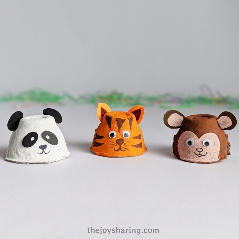 Egg Carton Animals Find Craft Up