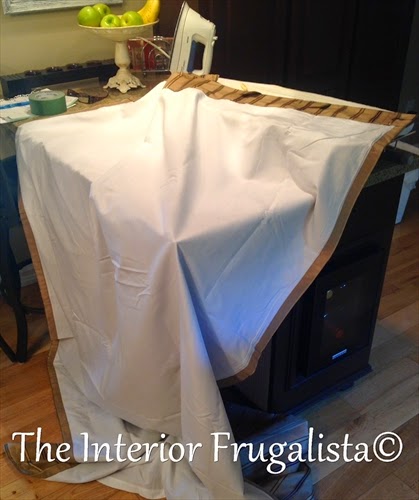 Turning a lined drapery panel into a custom roman shade