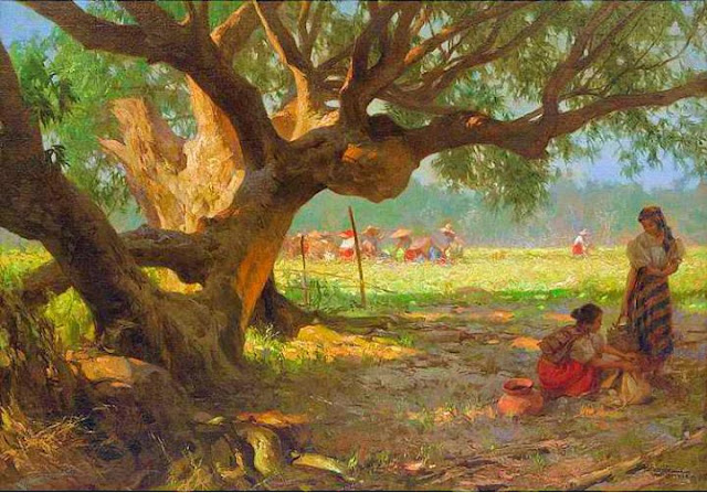 Fernando Amorsolo Workers In The Field Fernando Amorsolo - Workers In The Field