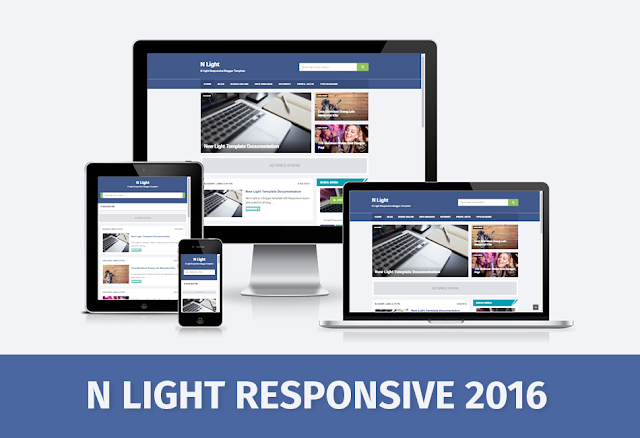 N Light Responsive and SEO Friendly Blogger Template