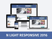 N Light Responsive and SEO Friendly Blogger Template