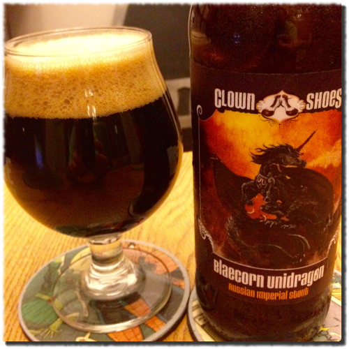 The Bitter Nib Clown Shoes Blaecorn Unidragon Russian Imperial Stout