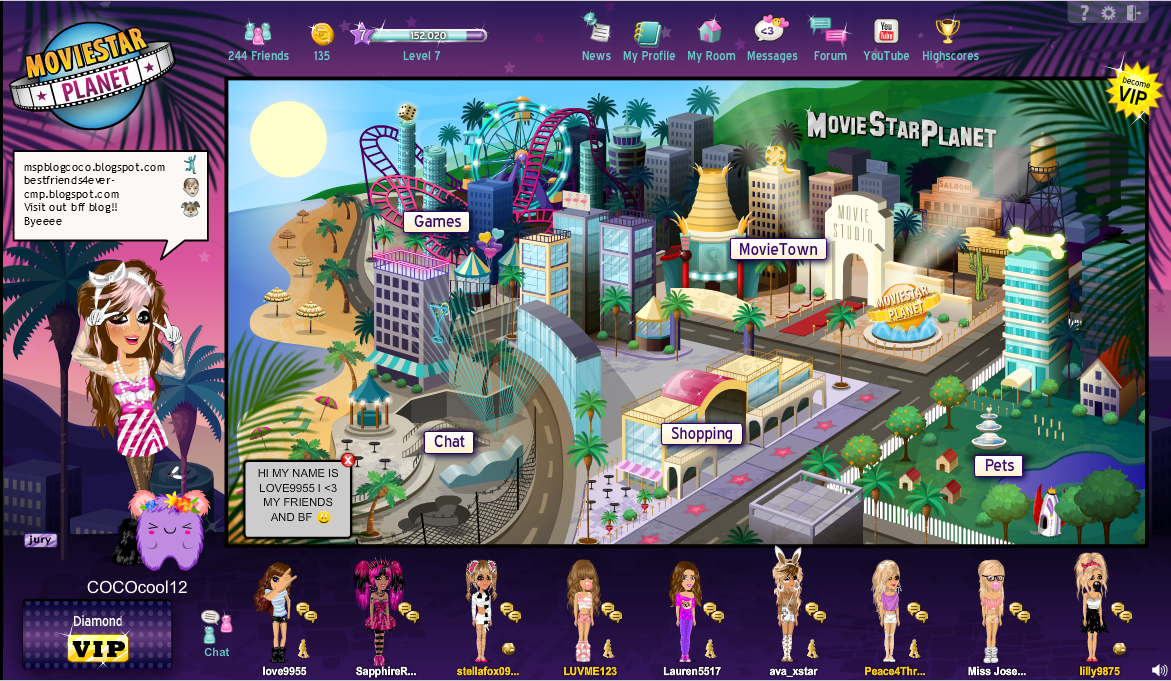 MovieStarPLanet Blog ): New and improved MSP