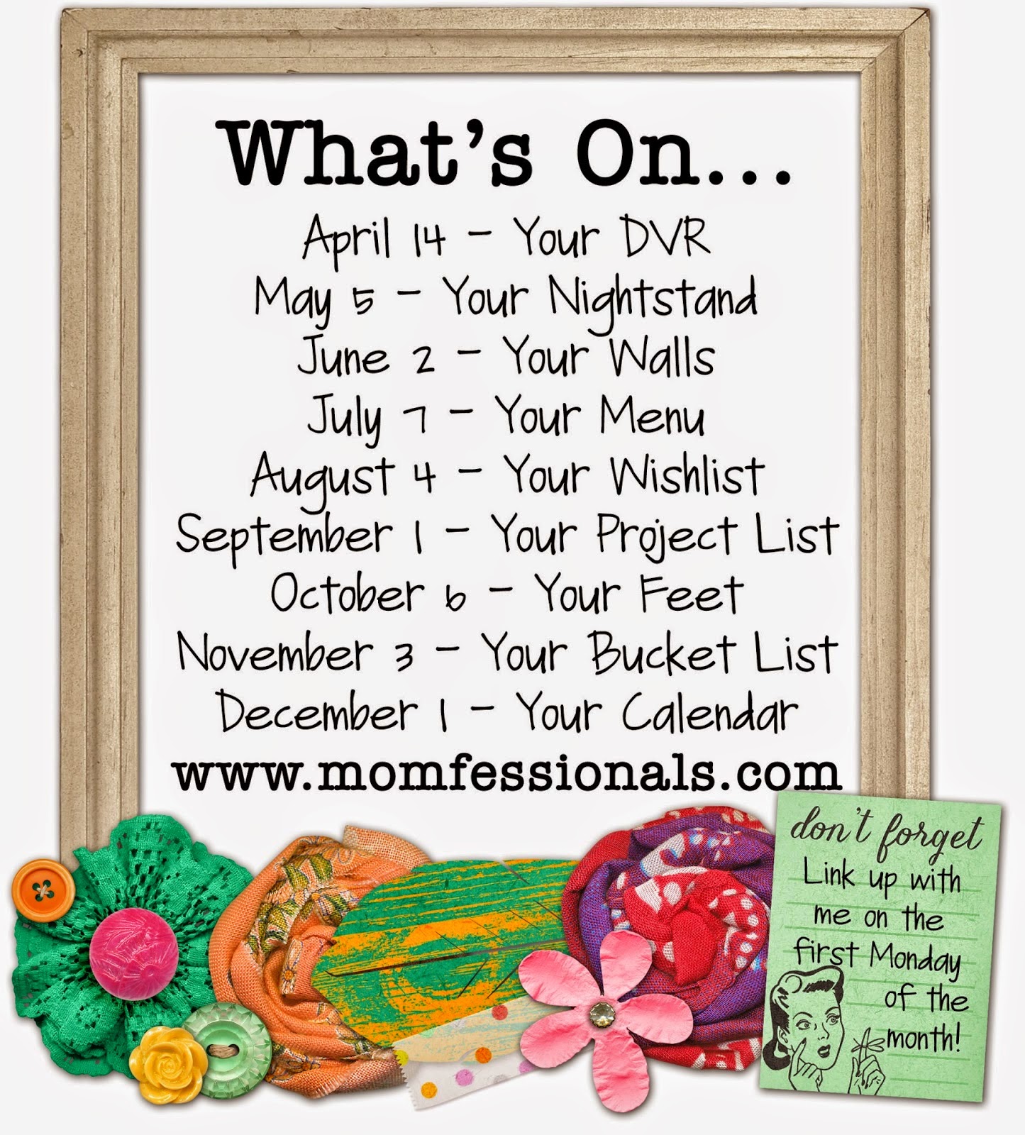 Work it Mommy What's On My Bucket List