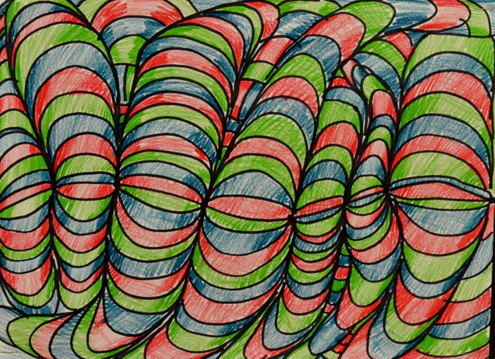 Expedition Art Cross Contour Line Designs