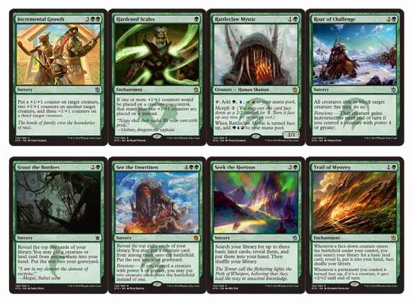 Magic the Gathering Adventures: Khans of Tarkir Noteworthy Cards