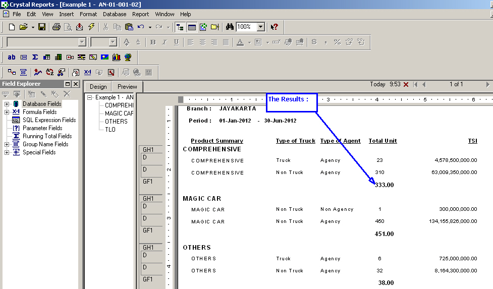 sharing How To Insert Summary of Field in Crystal Reports