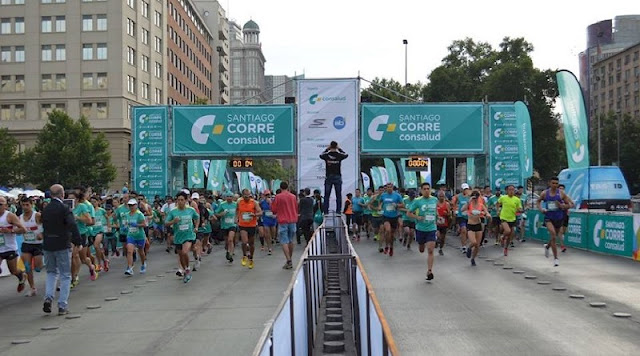 Mis felicitaciones para corrida "Santiago CorreConsalud"