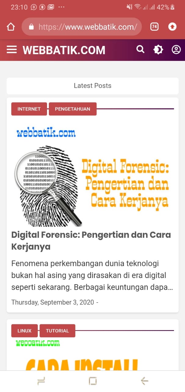 Hasil Koneksi Hasil Koneksi