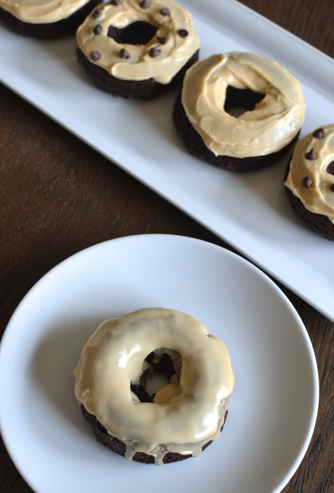 Playing with Flour Baked chocolate chocolatechip donuts