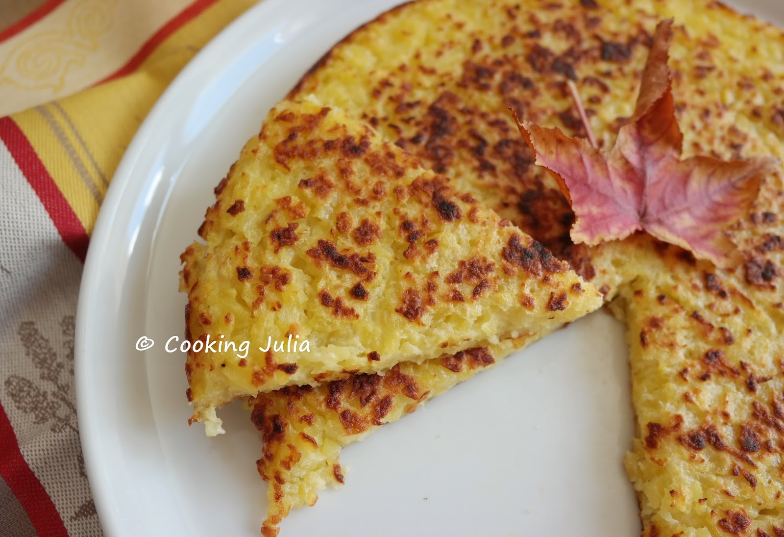 COOKING JULIA : GALETTE DE POMMES DE TERRE