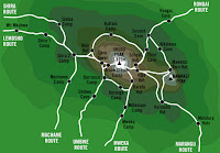 Kilimanjaro - Routes