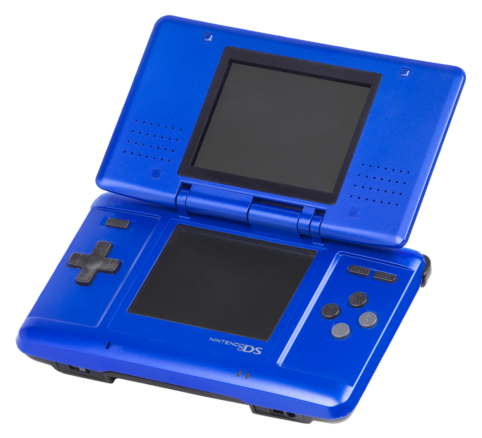 Imagen con la consola portátil de Nintendo: Nintendo DS, 2004