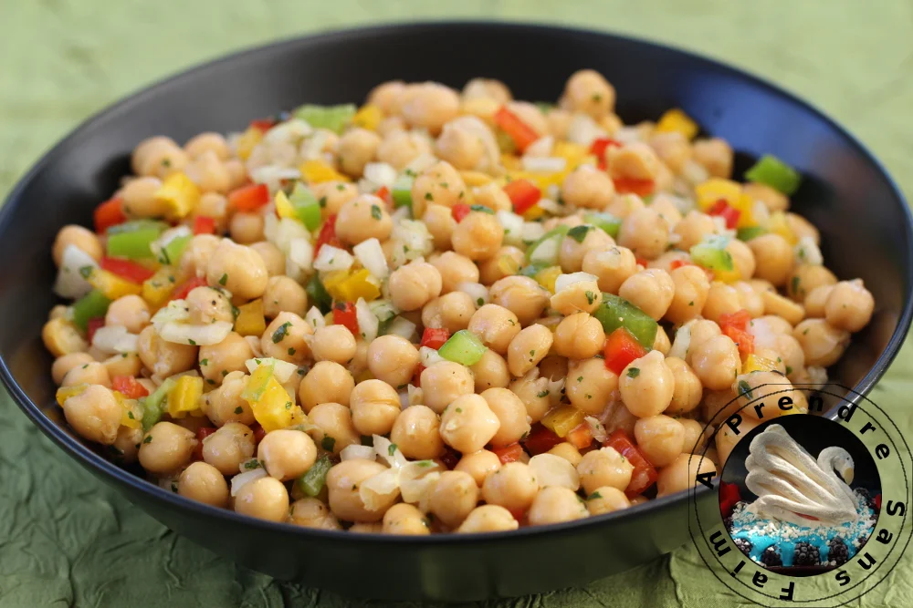 Salade de pois chiches à l'orientale | A Prendre Sans Faim