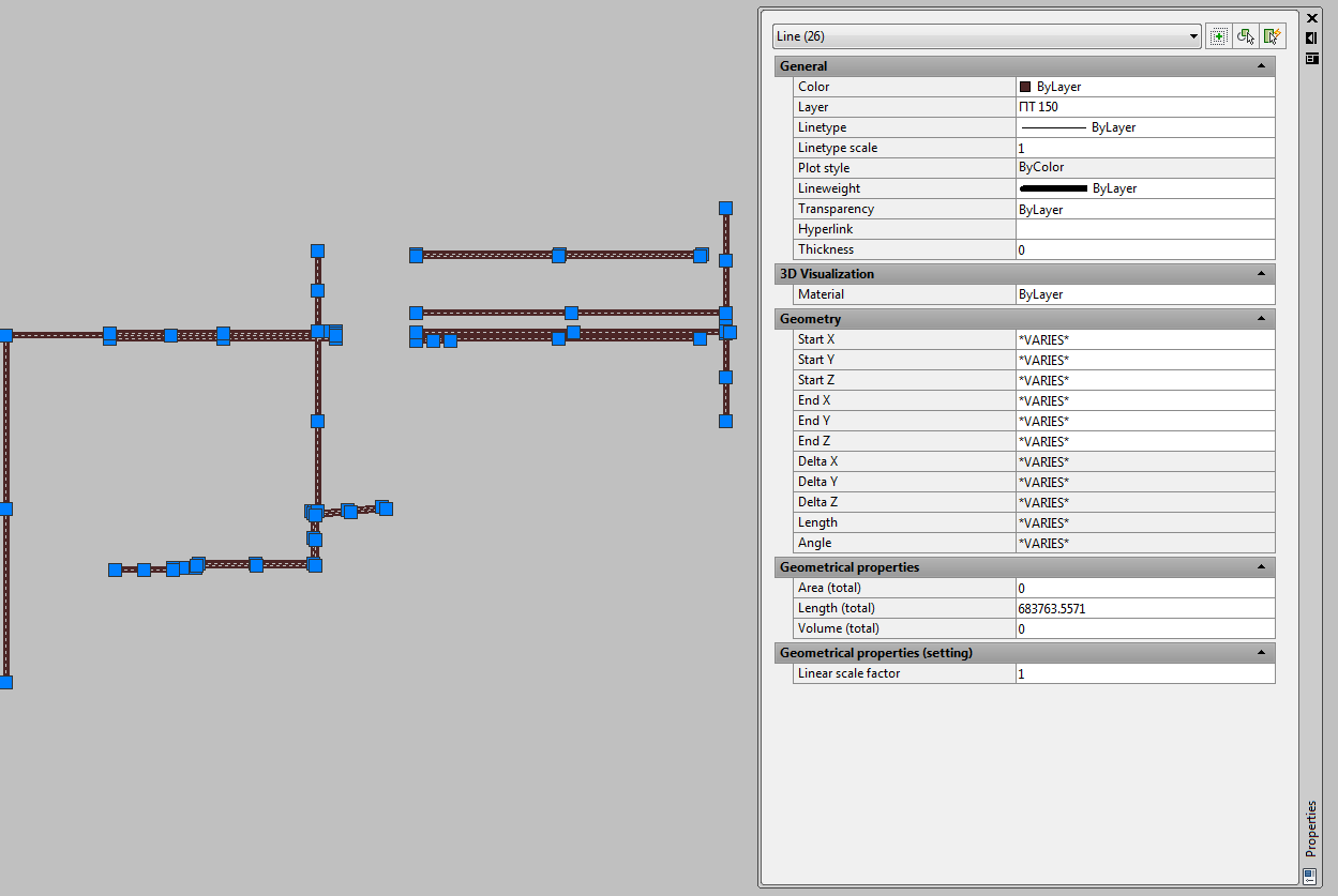 Полилинии autocad
