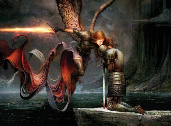 As sombrias ilustrações de terror e fantasia de Seb McKinnon Seb McKinnon deviantart ilustrações fantasia sombria terror games magic
