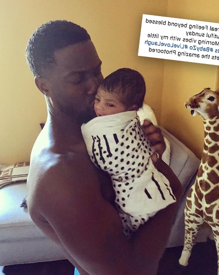 Kevin Hart Shares Photos Of His Newborn Son