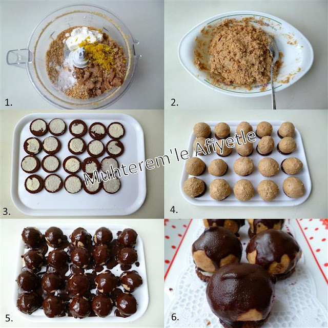 Muhterem�le Afiyetle ÇİKOLATA KAPLI KESTANELİ BONBON