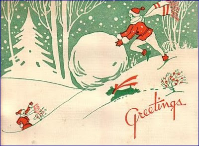 Antiques Attic: Depression Age 1930's**Fashionista Christmas Cards**