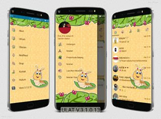 BBM MOD Lucu tema Ulat v3.1.0.13 APK BBM MOD Lucu tema Ulat v3.1.0.13 APK