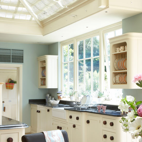 White And Yellow Country Kitchen White And Yellow Country Kitchen