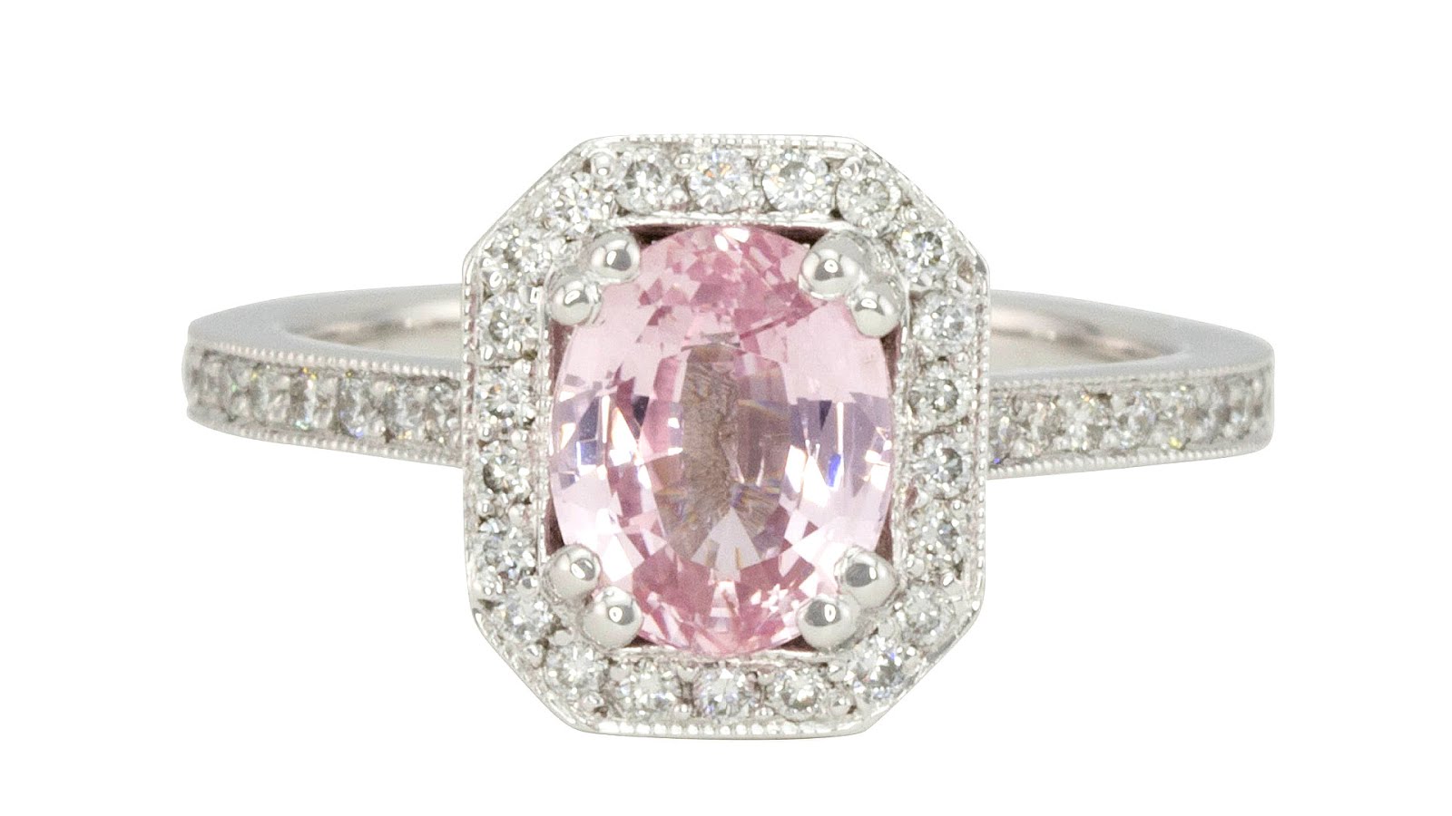 Pale Pink Diamond Engagement Rings - Pink Choices