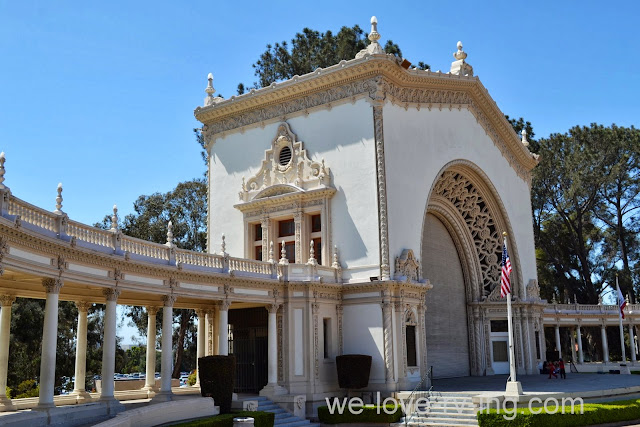 The stage and design of the Pavillion that houses the organ