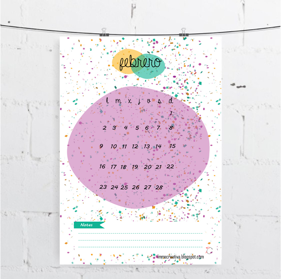 Calendario-Febrero-ImmaCreativa