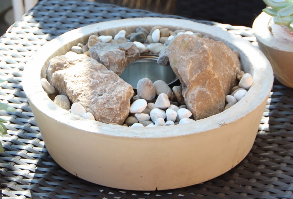 heinzcl with love: Feuerschale aus Beton und Nettigkeiten