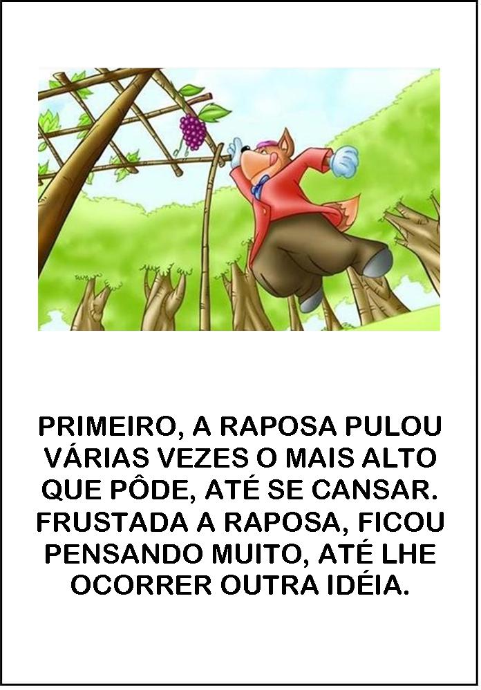 Aprender Brincando Folclore A Raposa e as uvas